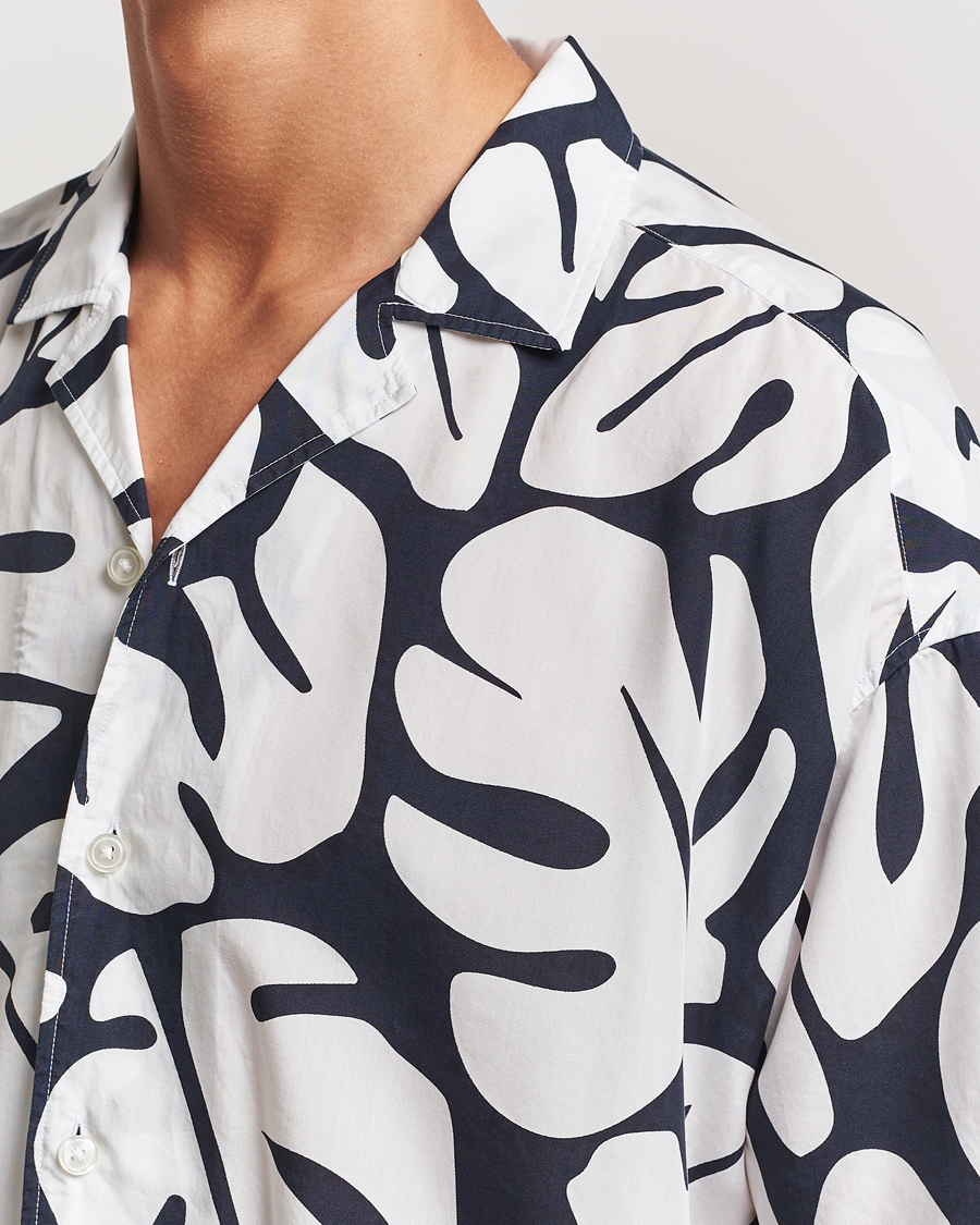Herr | Skjortor | BOSS BLACK | Drew Short Sleeve Shirt Dark Blue