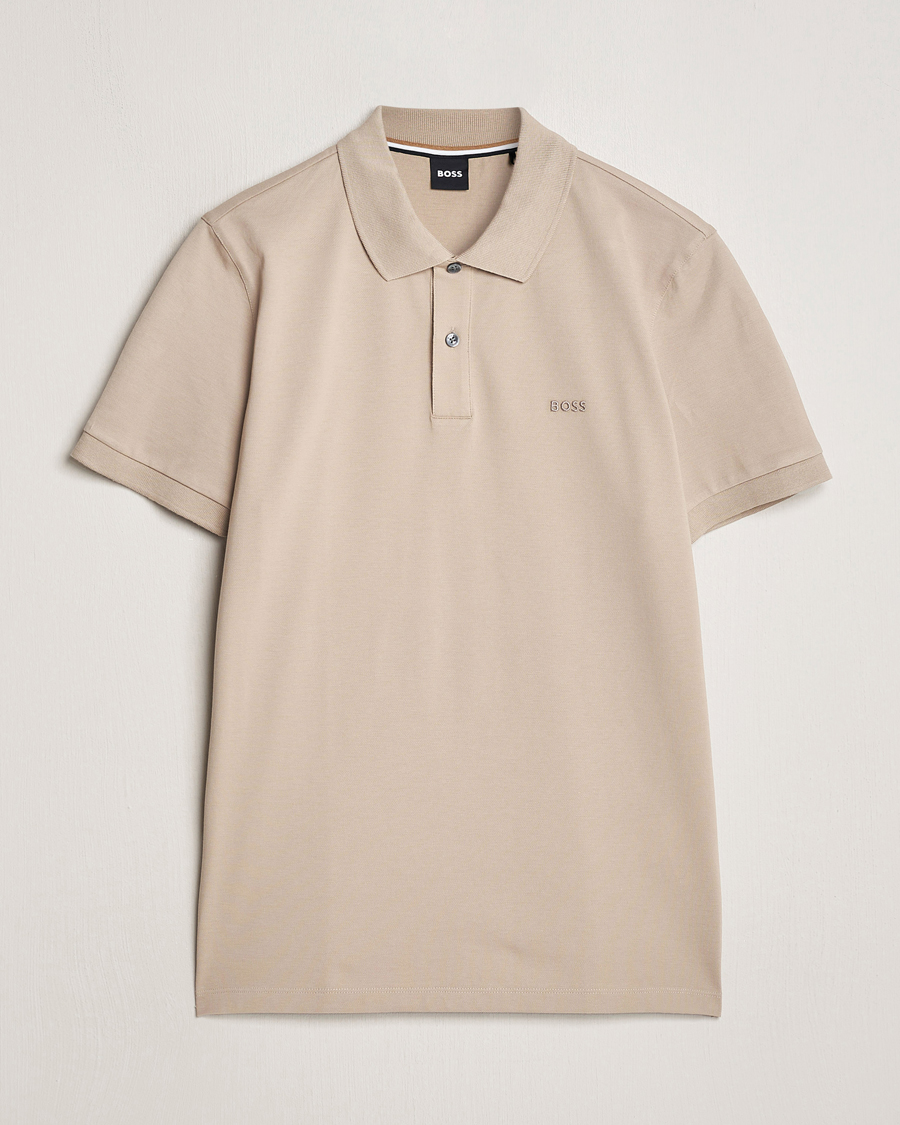 Herr | Pikéer | BOSS BLACK | Pallas Polo Dark Beige