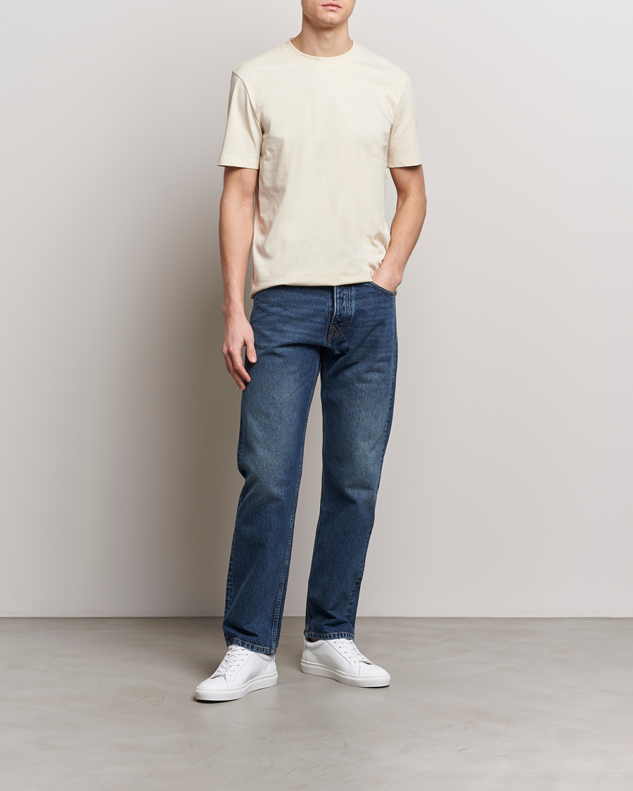 Herr | T-Shirts | BOSS BLACK | Thompson Crew Neck T-Shirt Open White