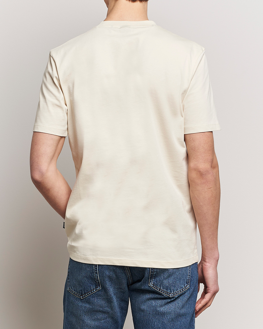Herr | T-Shirts | BOSS BLACK | Thompson Crew Neck T-Shirt Open White