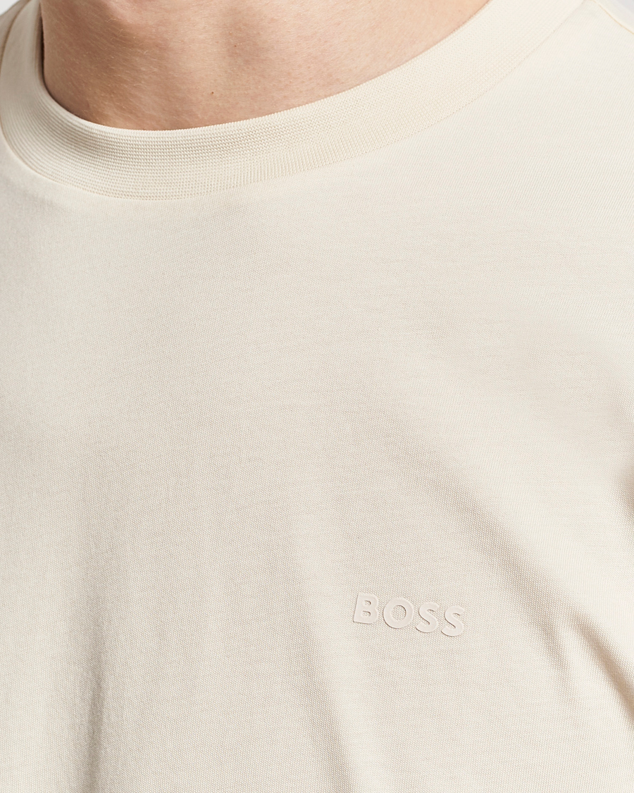Herr | T-Shirts | BOSS BLACK | Thompson Crew Neck T-Shirt Open White