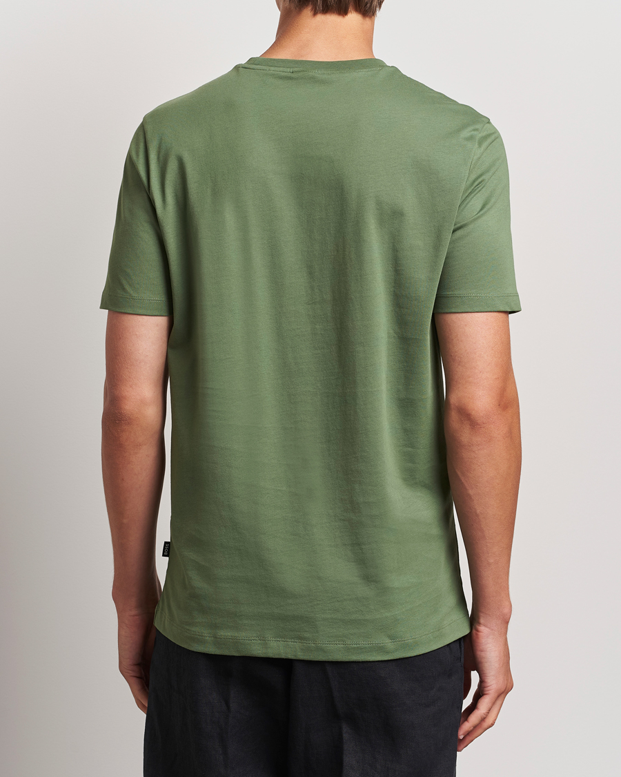 Herr | T-Shirts | BOSS BLACK | Thompson Crew Neck T-Shirt Open Green