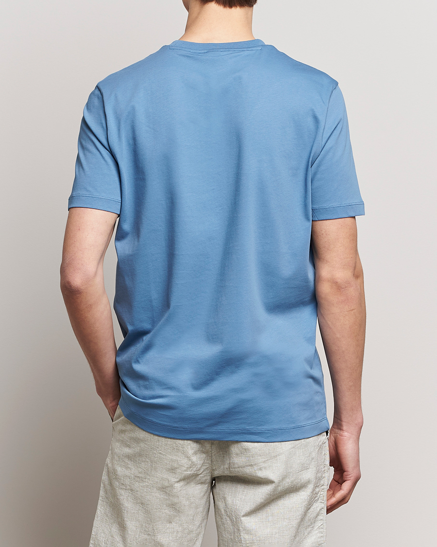 Herr | T-Shirts | BOSS BLACK | Thompson Crew Neck T-Shirt Light Blue