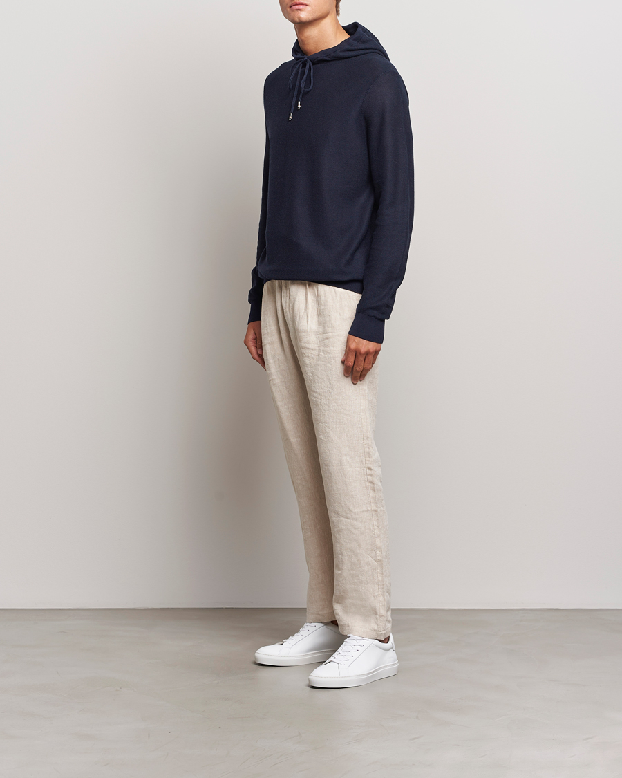 Herr | Tröjor | BOSS BLACK | Trapani Hoodie Dark Blue