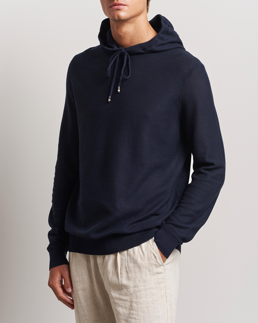 Herr | Tröjor | BOSS BLACK | Trapani Hoodie Dark Blue