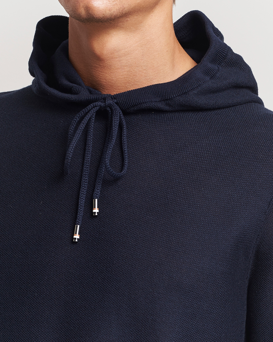 Herr | Tröjor | BOSS BLACK | Trapani Hoodie Dark Blue