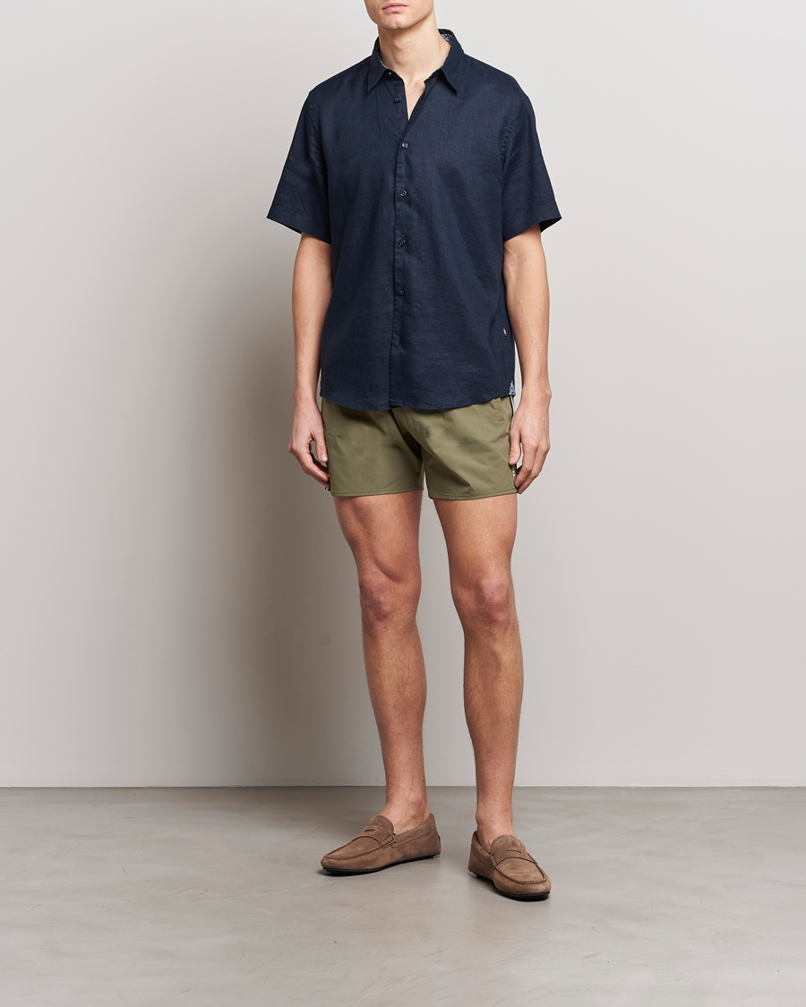 Herr | Badbyxor | BOSS BLACK | Iconic Swimshorts Green