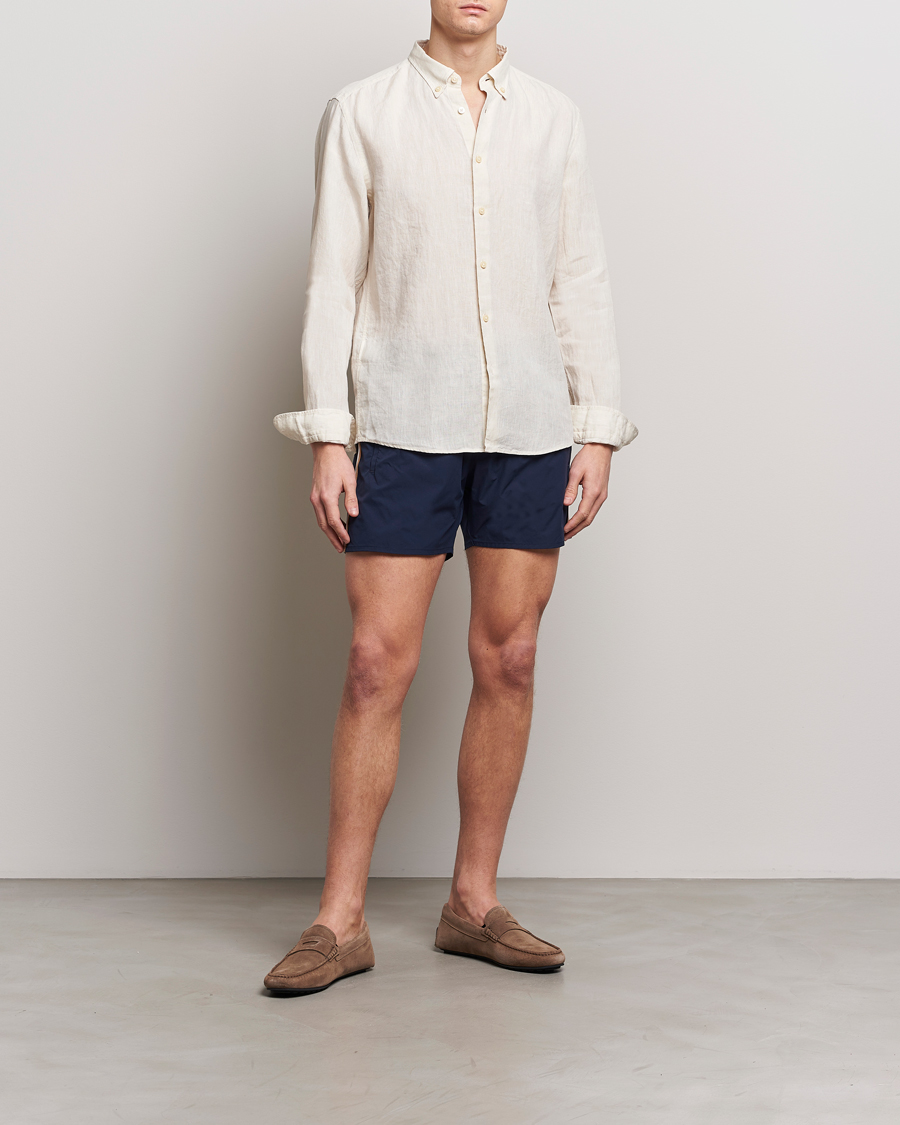 Herr | Badbyxor | BOSS BLACK | Iconic Swimshorts Navy