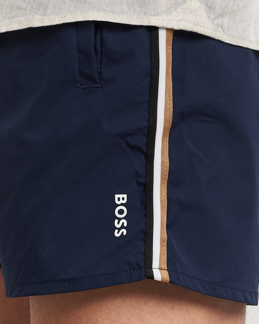 Herr | Badbyxor | BOSS BLACK | Iconic Swimshorts Navy