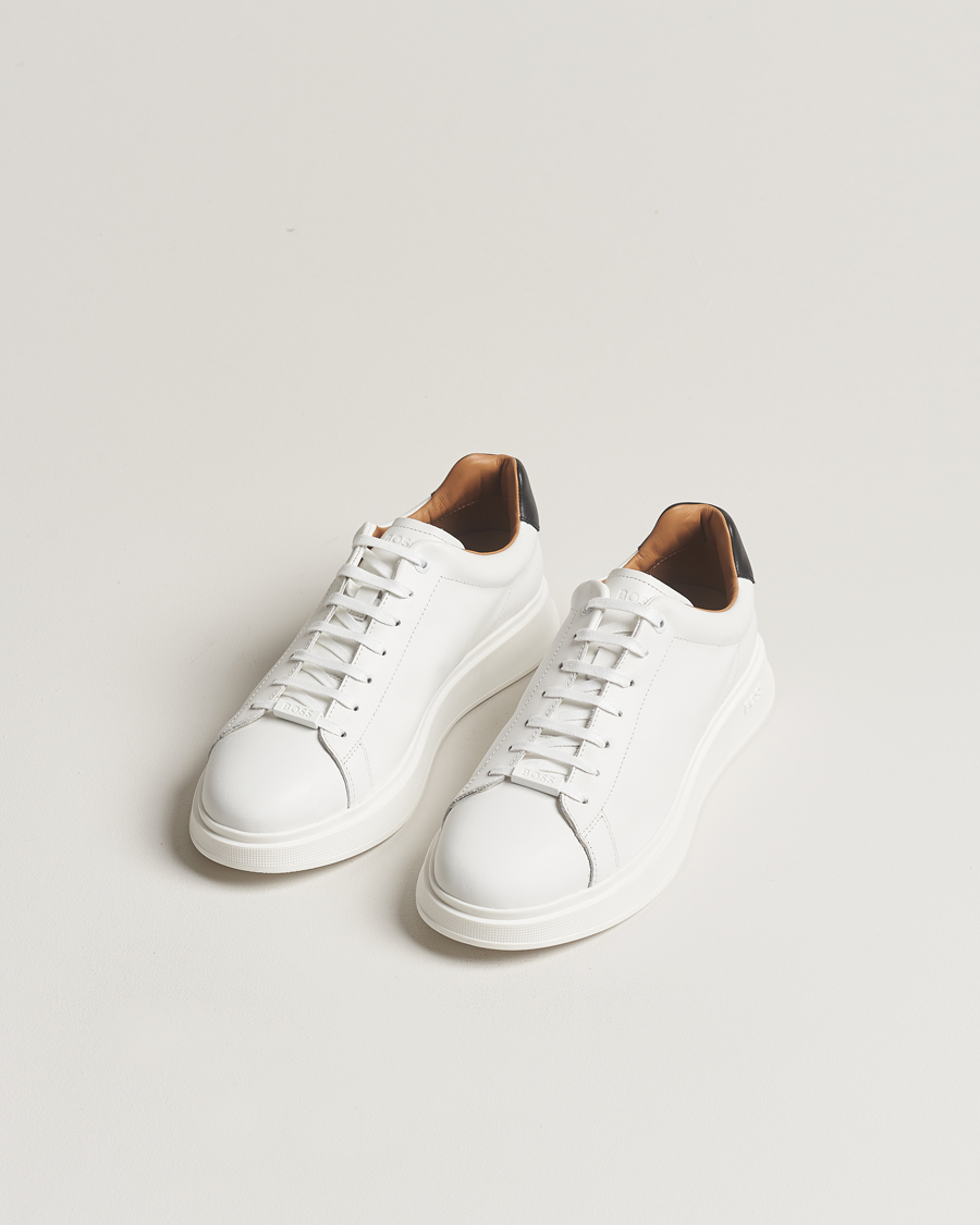 Herr | BOSS BLACK Bolton Leather Sneaker Natural | BOSS BLACK | Bolton Leather Sneaker Natural