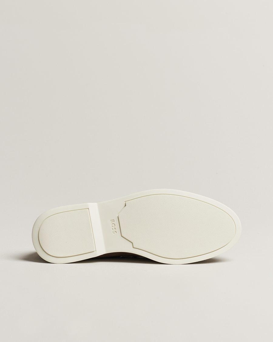 Herr | BOSS BLACK Sienne Tassle Loafer Suede Medium Beige | BOSS BLACK | Sienne Tassle Loafer Suede Medium Beige
