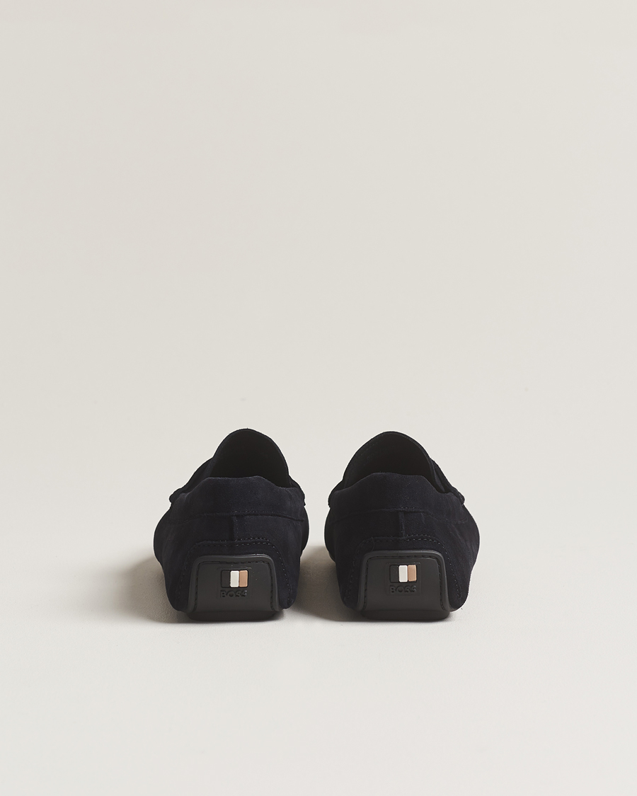 Herr | BOSS BLACK Noel Car Shoe Suede Dark Blue | BOSS BLACK | Noel Car Shoe Suede Dark Blue
