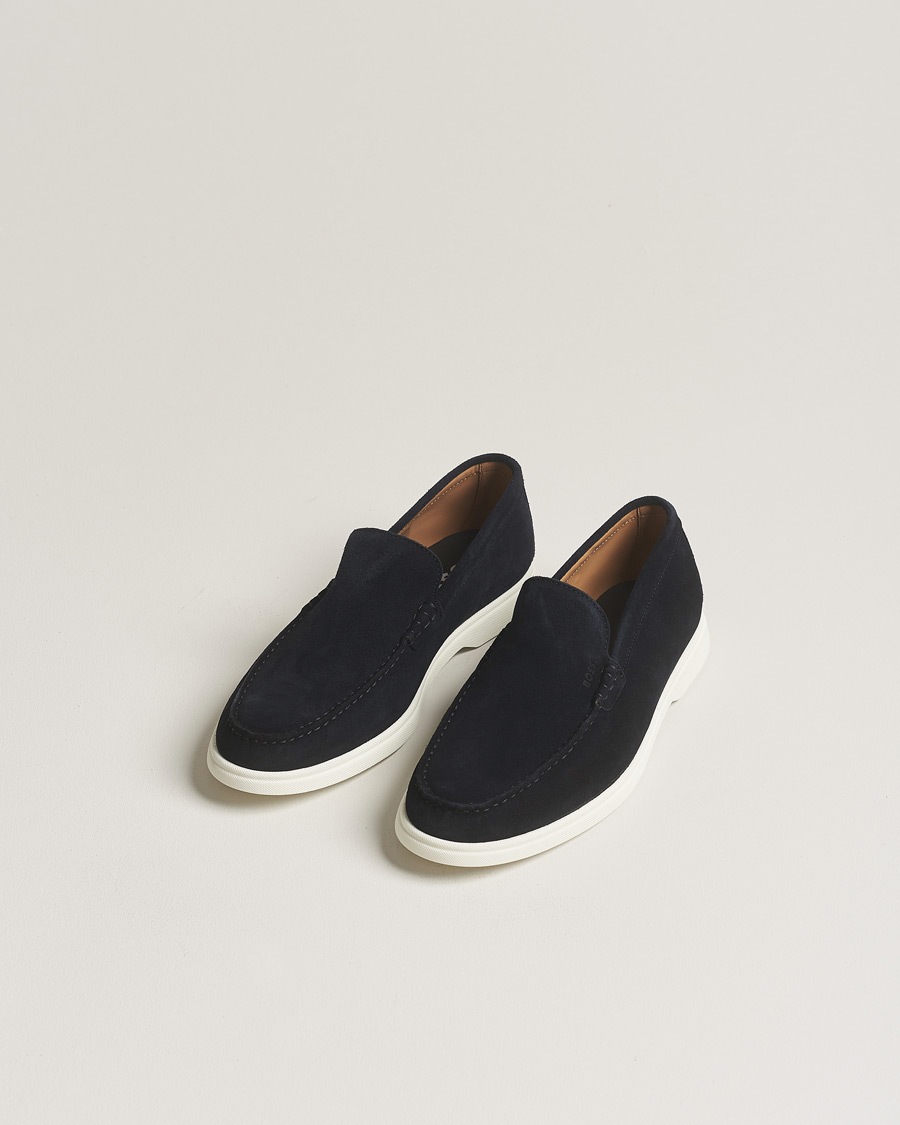 Herr | Avdelningar | BOSS BLACK | Sienne Suede Loafer Dark Blue