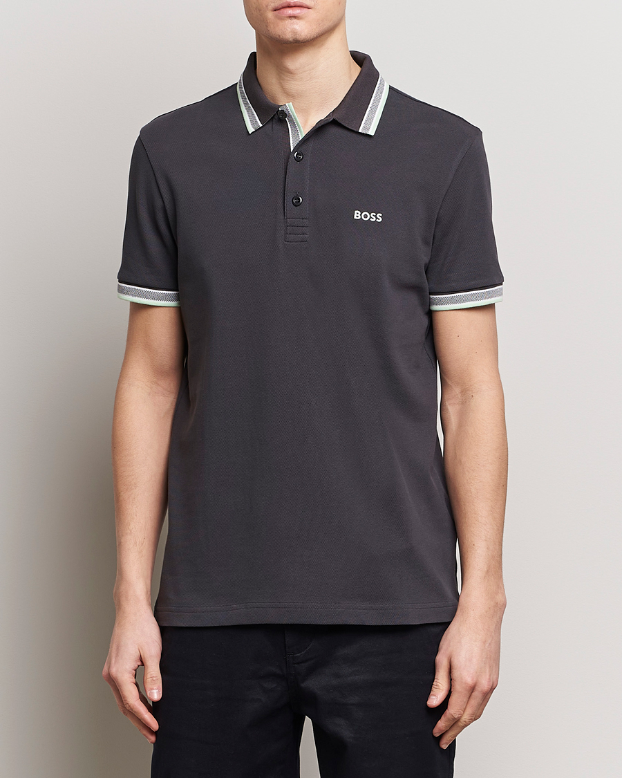 Herr | BOSS | BOSS GREEN | Paddy Jersey Polo Charcoal