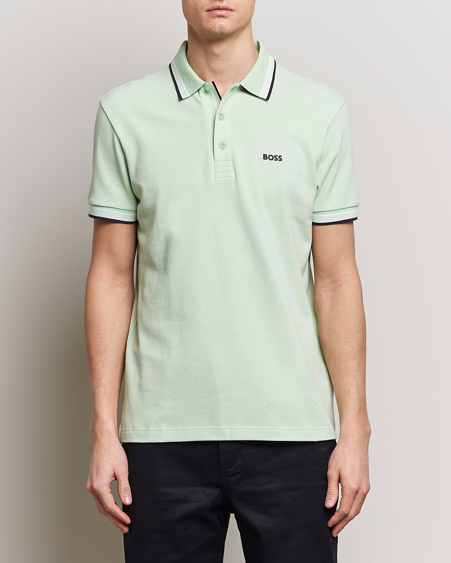 Herr | Kläder | BOSS GREEN | Paddy Jersey Polo Open Green