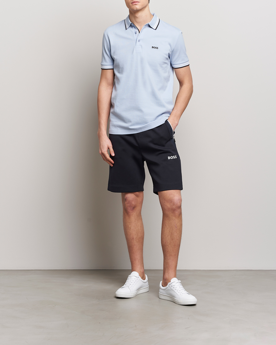 Herr | Pikéer | BOSS GREEN | Paddy Jersey Polo Light Blue