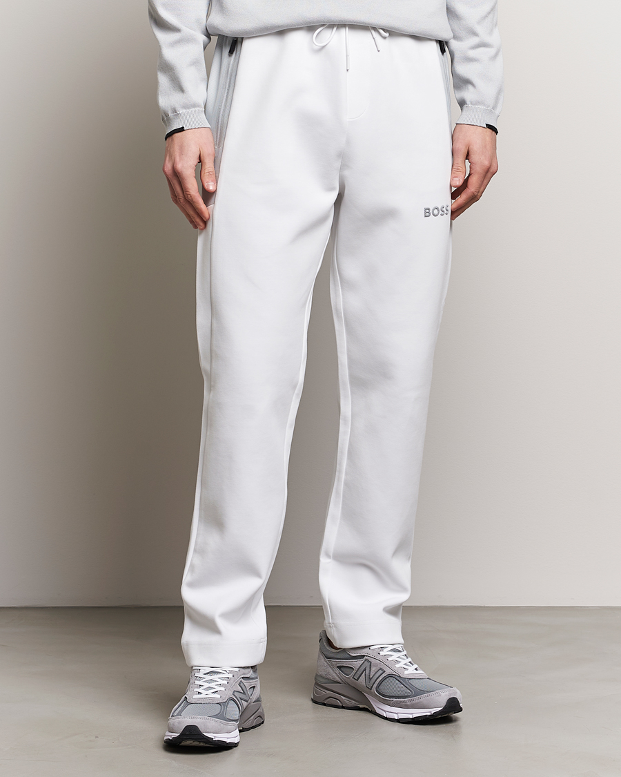 Herr | Mjukisbyxor | BOSS GREEN | Hadim Sweatpants White