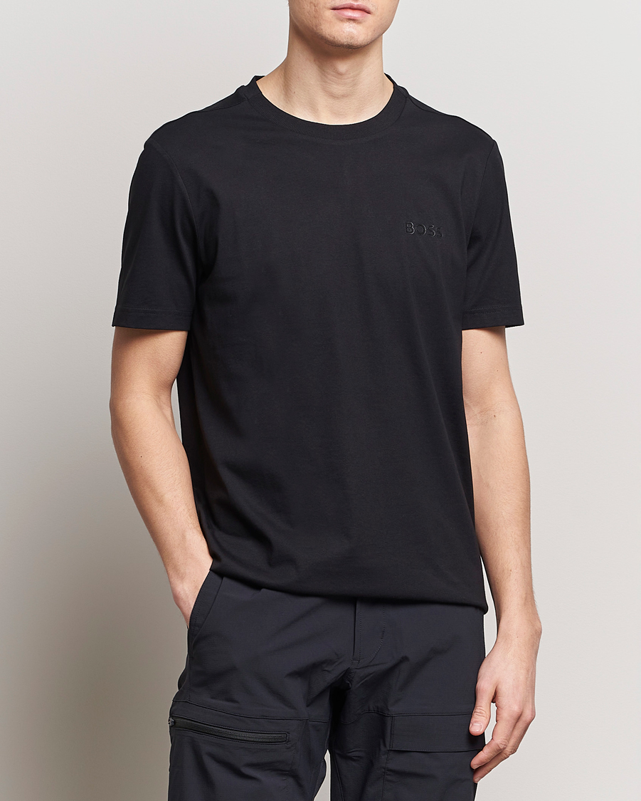 Herr | BOSS GREEN | BOSS GREEN | Crew Neck T-Shirt Black