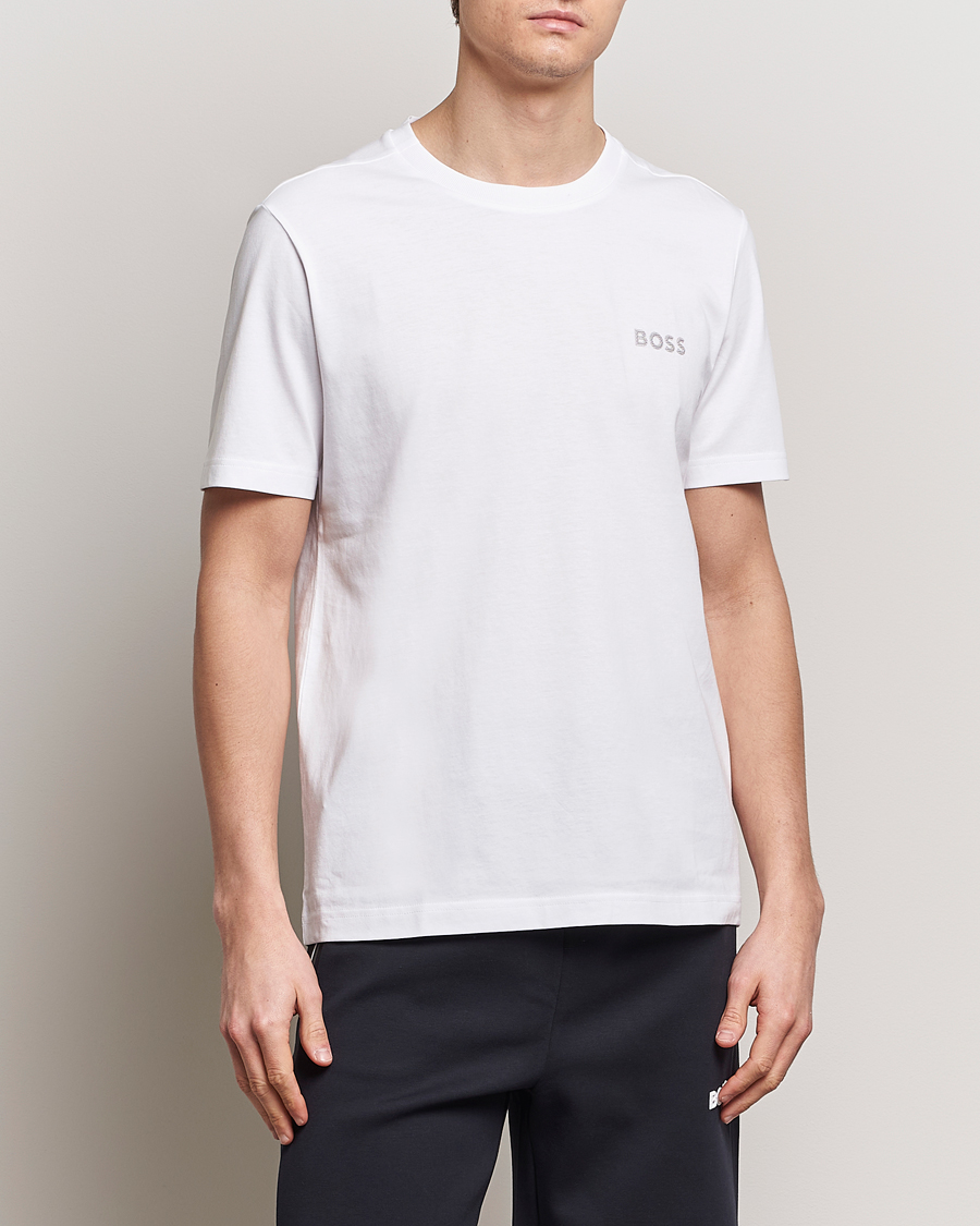 Herr | BOSS GREEN | BOSS GREEN | Crew Neck T-Shirt White