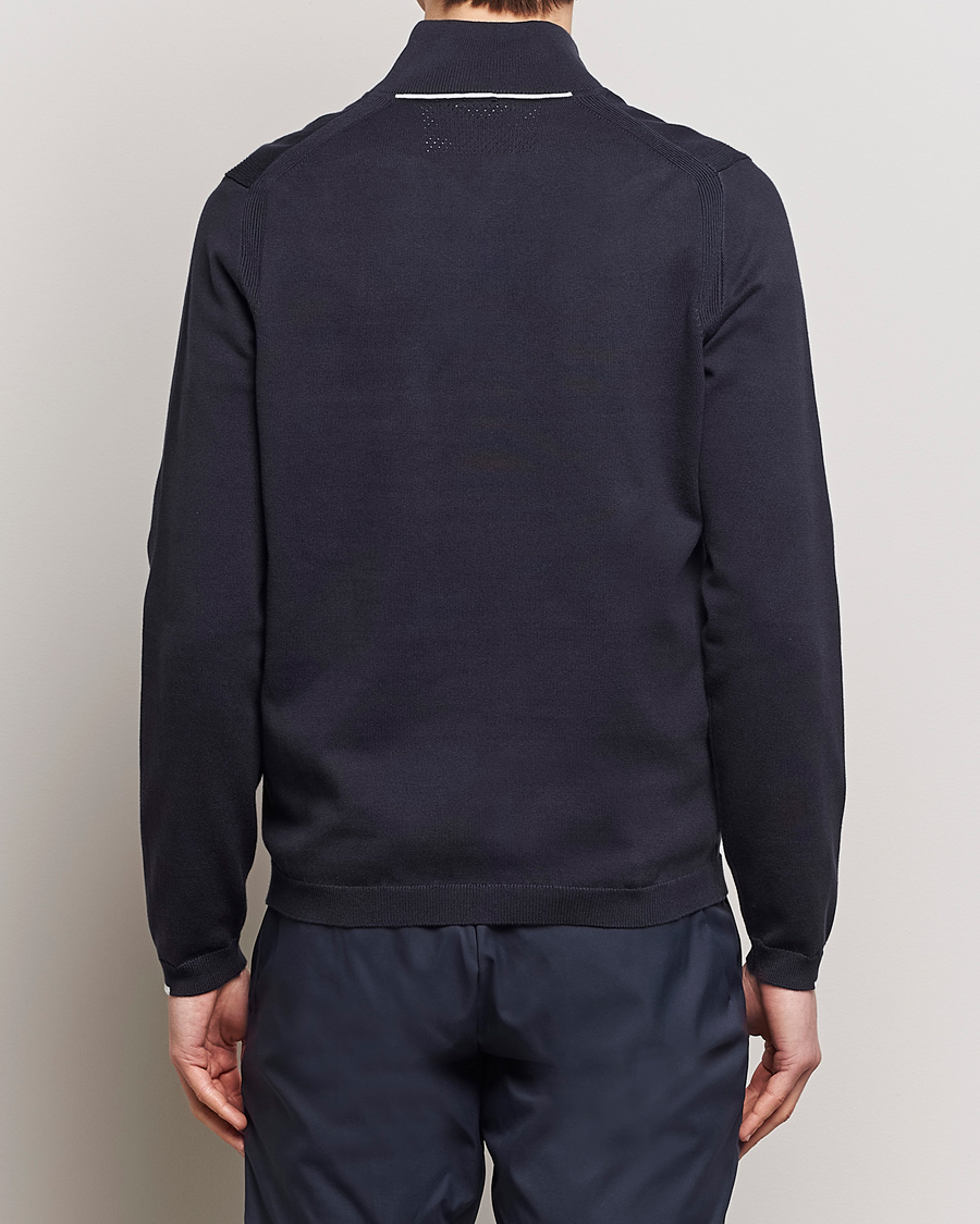 Herr | Tröjor | BOSS GREEN | Ever Knitted Half Zip Dark Blue