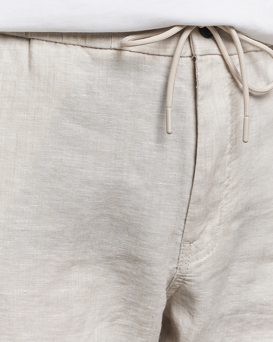 Herr | Byxor | BOSS ORANGE | Sanderson Linen Pants Light Beige