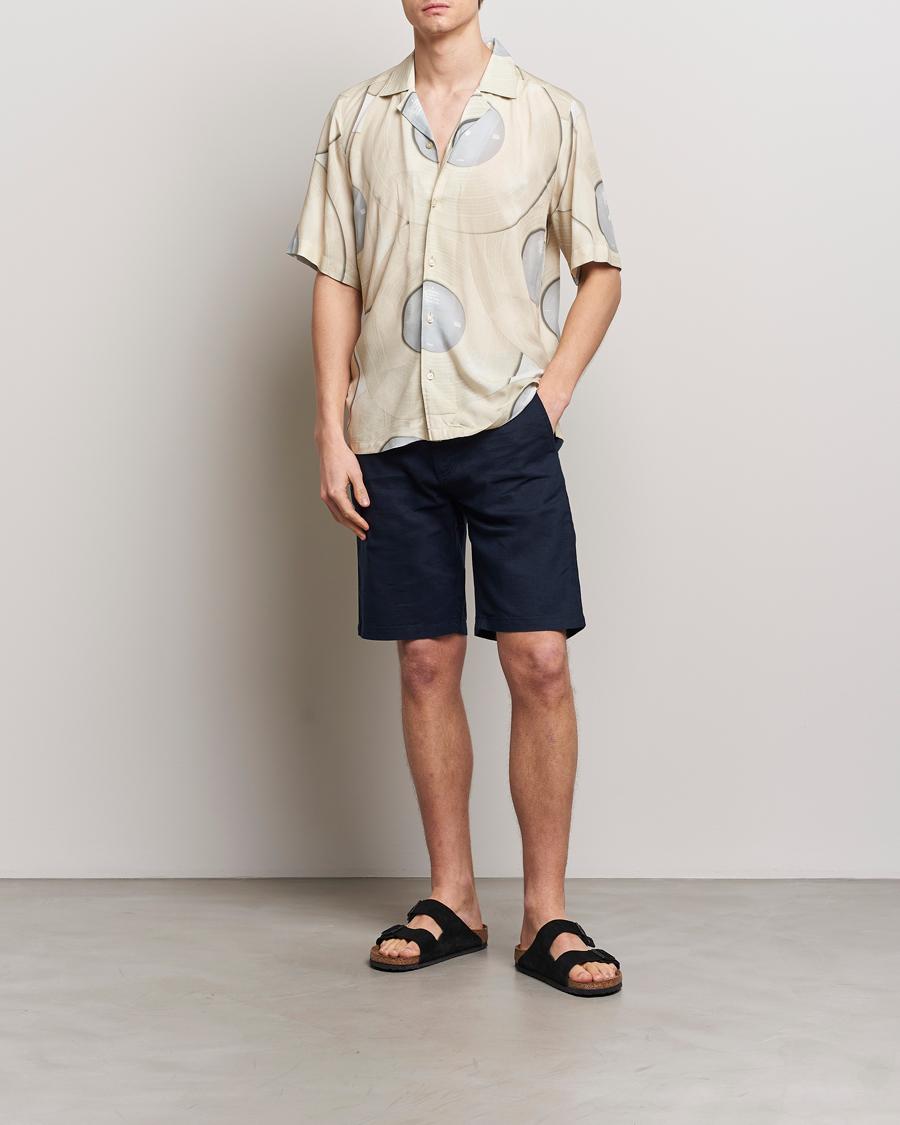 Herr | Shorts | BOSS ORANGE | Tapered Chino Drawstring Shorts Dark Blue