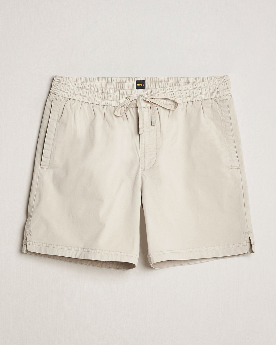 Herr | Shorts | BOSS ORANGE | Sandrew Cotton Shorts Light Beige
