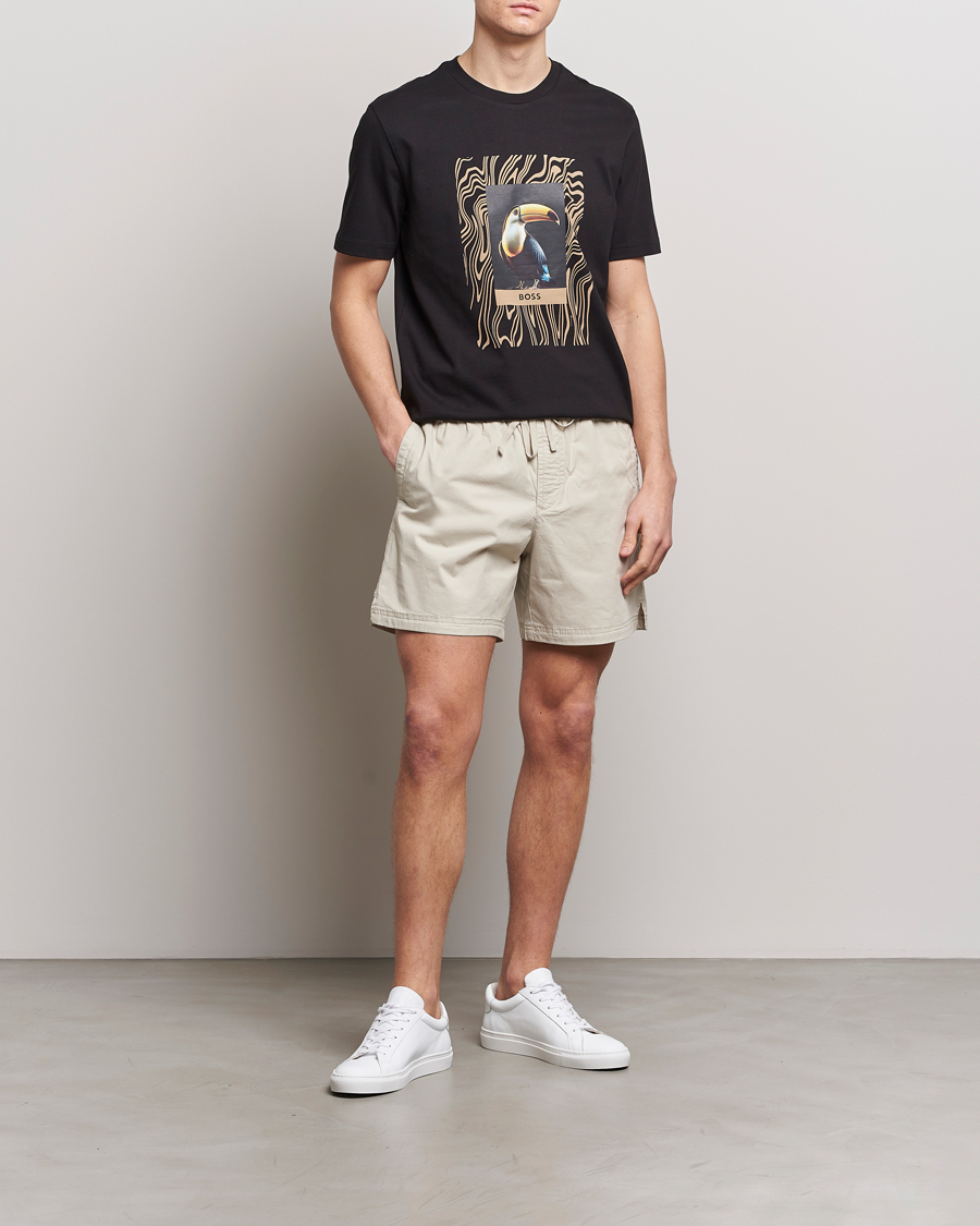 Herr | Shorts | BOSS ORANGE | Sandrew Cotton Shorts Light Beige