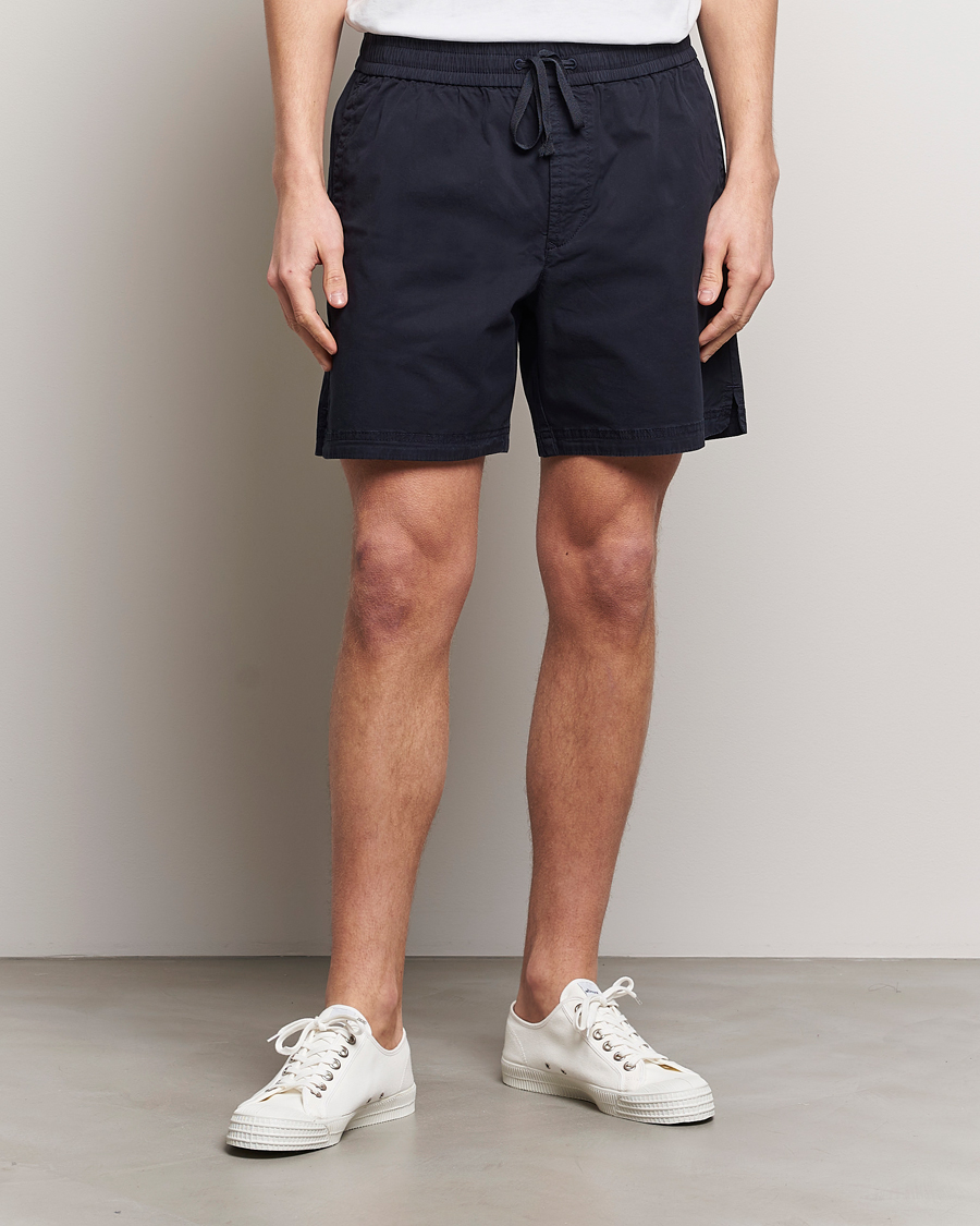 Herr | Kläder | BOSS ORANGE | Sandrew Cotton Shorts Dark Blue