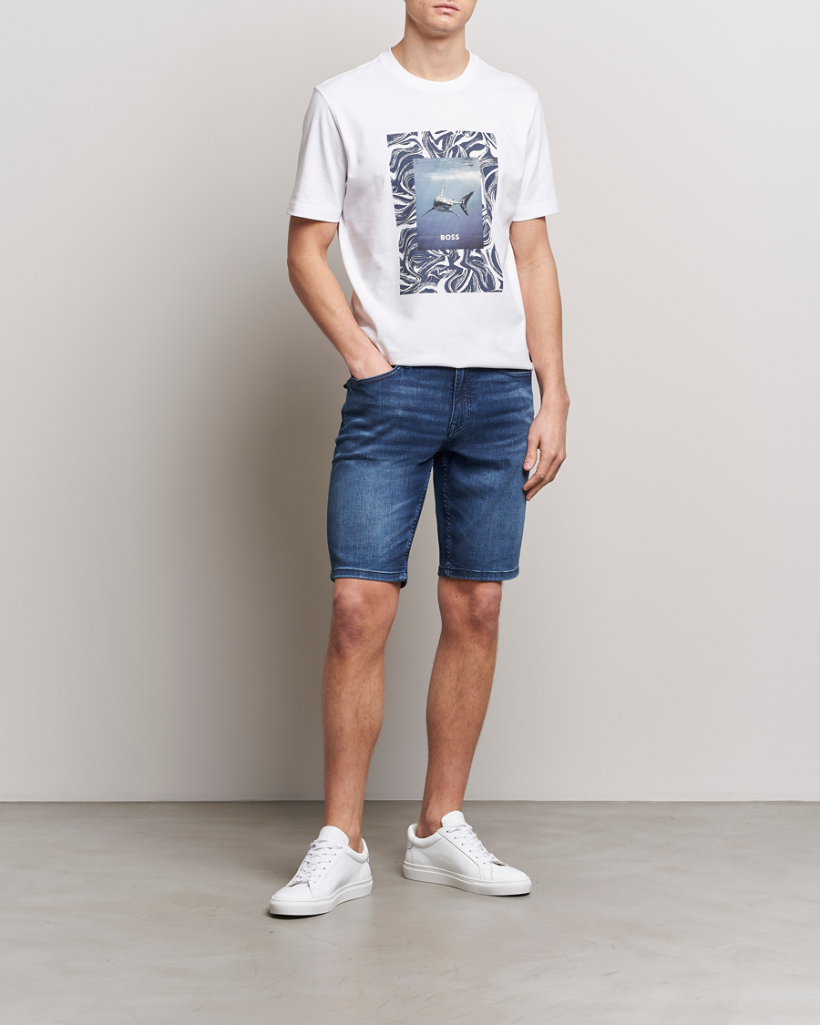 Herr | Shorts | BOSS ORANGE | Delaware Jeans Shorts Navy