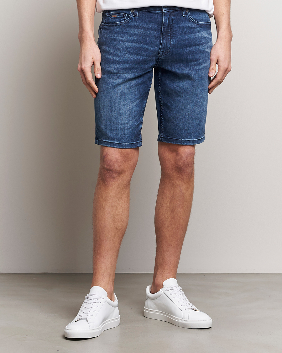 Herr | Shorts | BOSS ORANGE | Delaware Jeans Shorts Navy