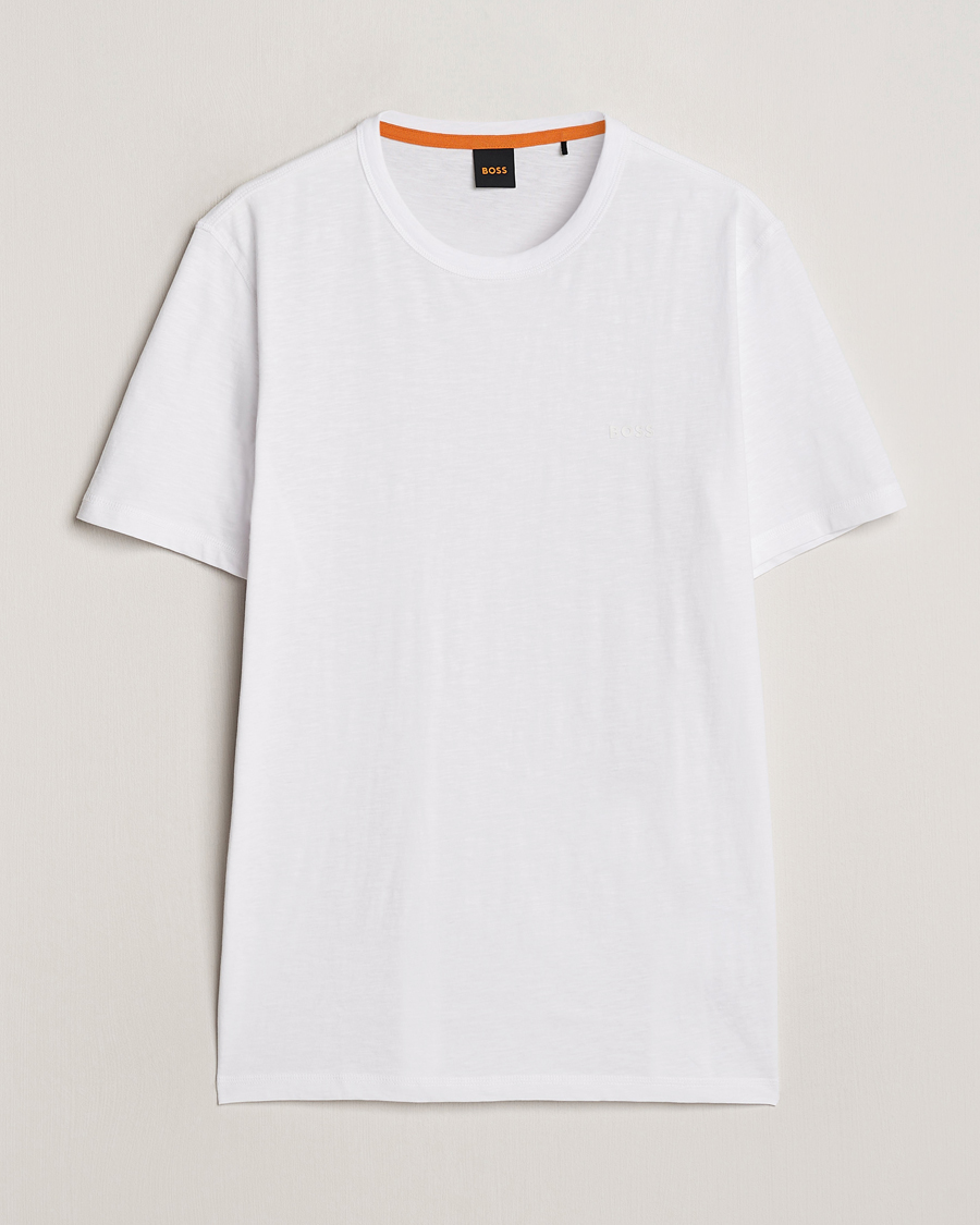 Herr | T-Shirts | BOSS ORANGE | Tegood Crew Neck T-Shirt White