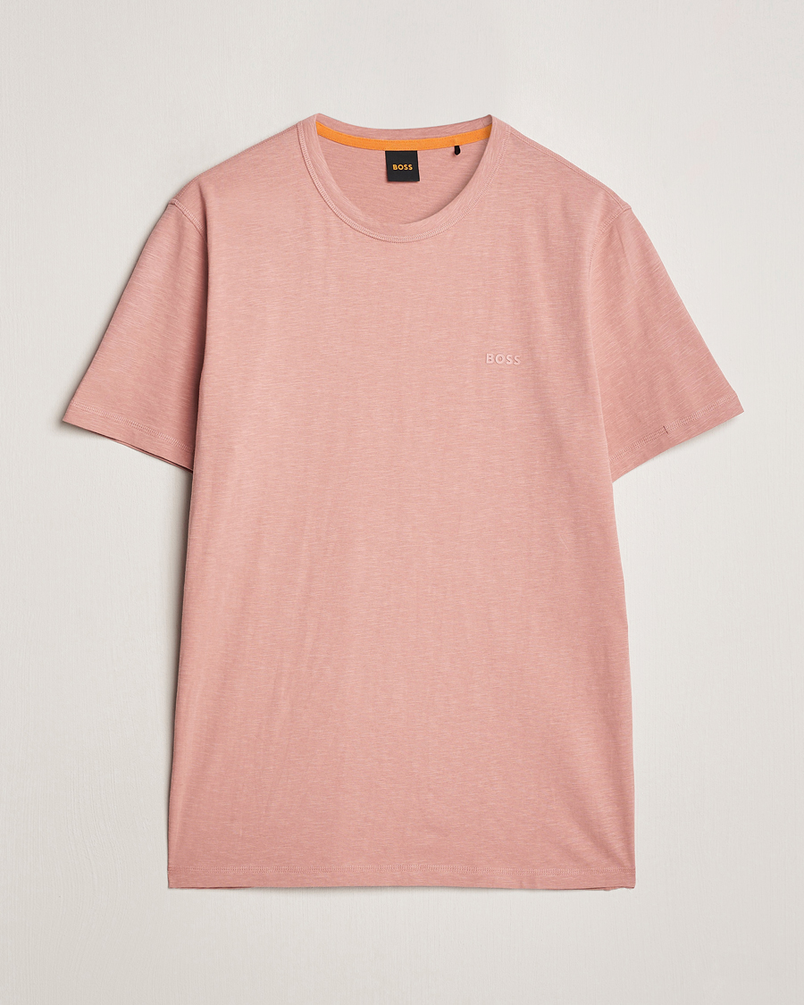 Herr | T-Shirts | BOSS ORANGE | Tegood Crew Neck T-Shirt Open Pink