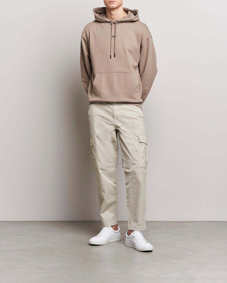 Herr | Tröjor | BOSS ORANGE | WeSmall Logo Hoodie Open Brown