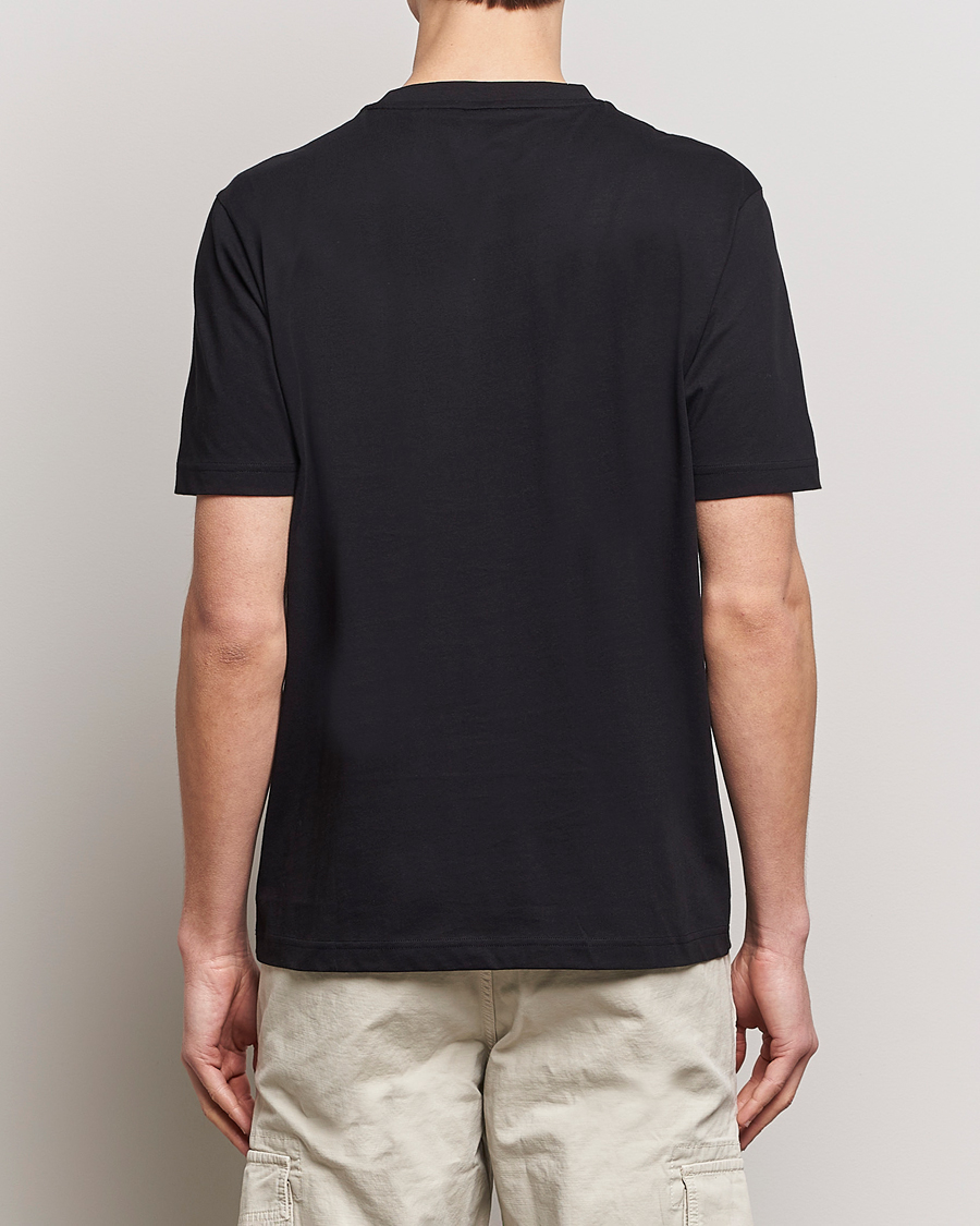 Herr | T-Shirts | BOSS ORANGE | Printed Crew Neck T-Shirt Black