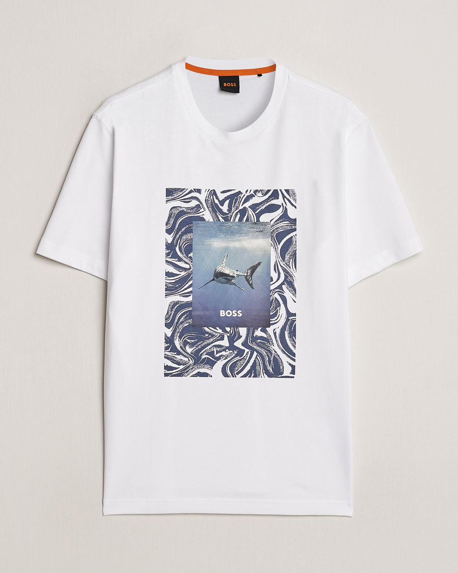 Herr | T-Shirts | BOSS ORANGE | Tucan Printed Crew Neck T-Shirt Natural
