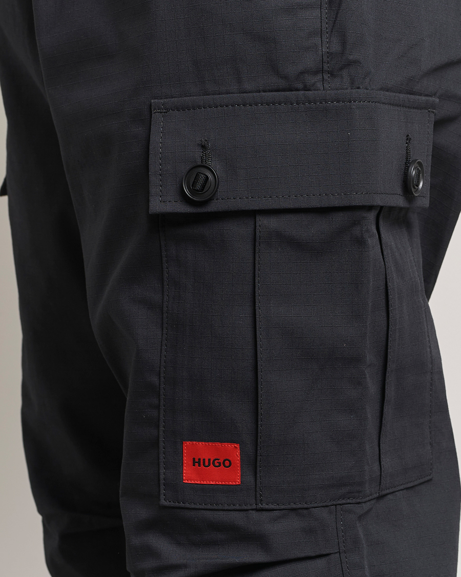 Herr | Byxor | HUGO | Garlo Cargo Pants Black