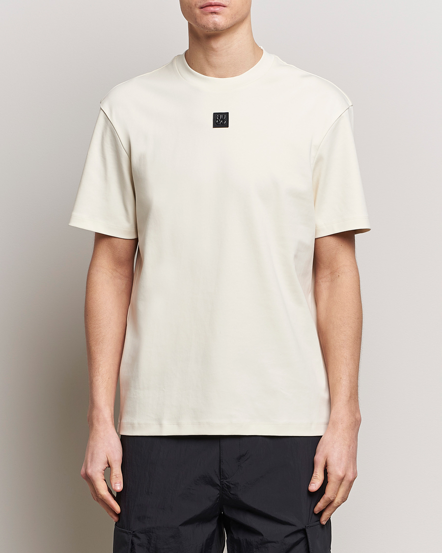 Herr | Vita t-shirts | HUGO | Dalile Logo Crew Neck T-Shirt Open White