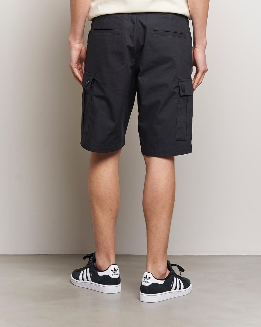 Herr | Shorts | HUGO | Garlio Cotton Cargo Shorts Black