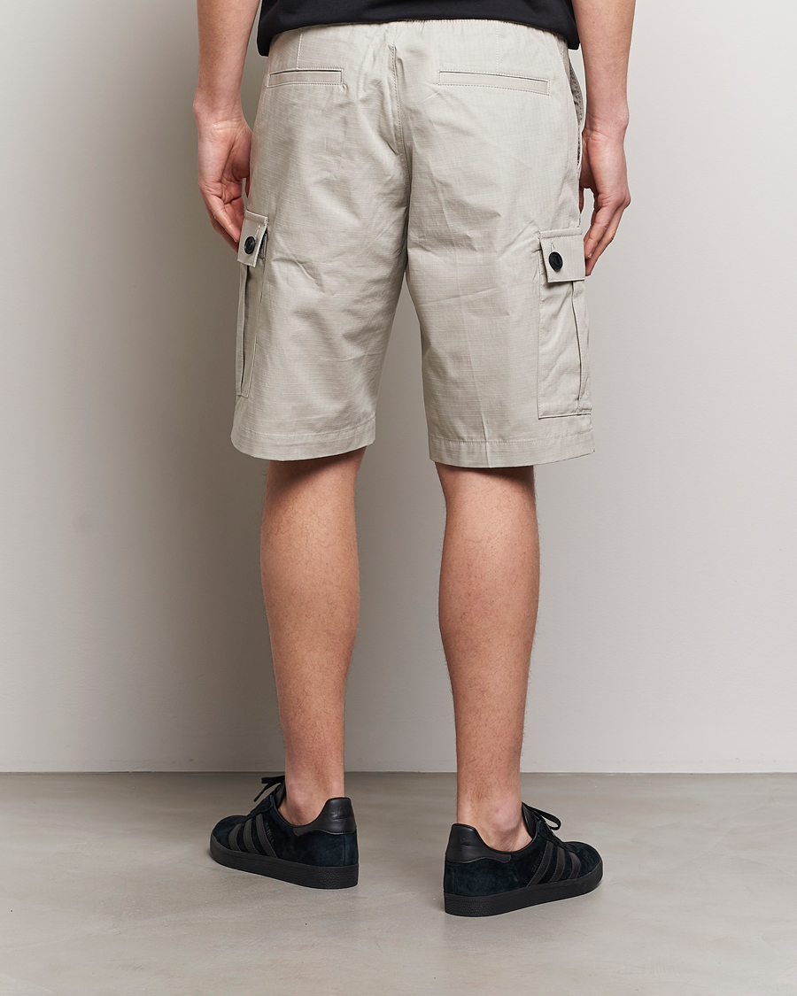Herr | Shorts | HUGO | Garlio Cotton Cargo Shorts Light Grey