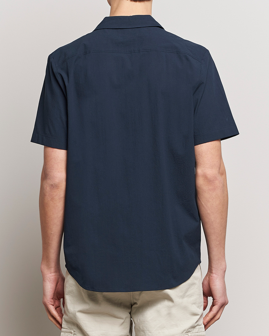 Herr | Skjortor | HUGO | Ellino Short Sleeve Shirt Dark Blue
