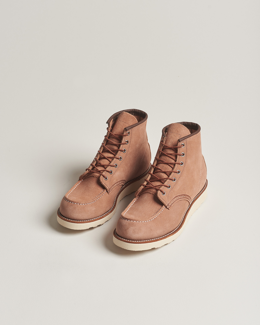 Herr | Handgjorda skor | Red Wing Shoes | Moc Toe Boot Dusty Rose