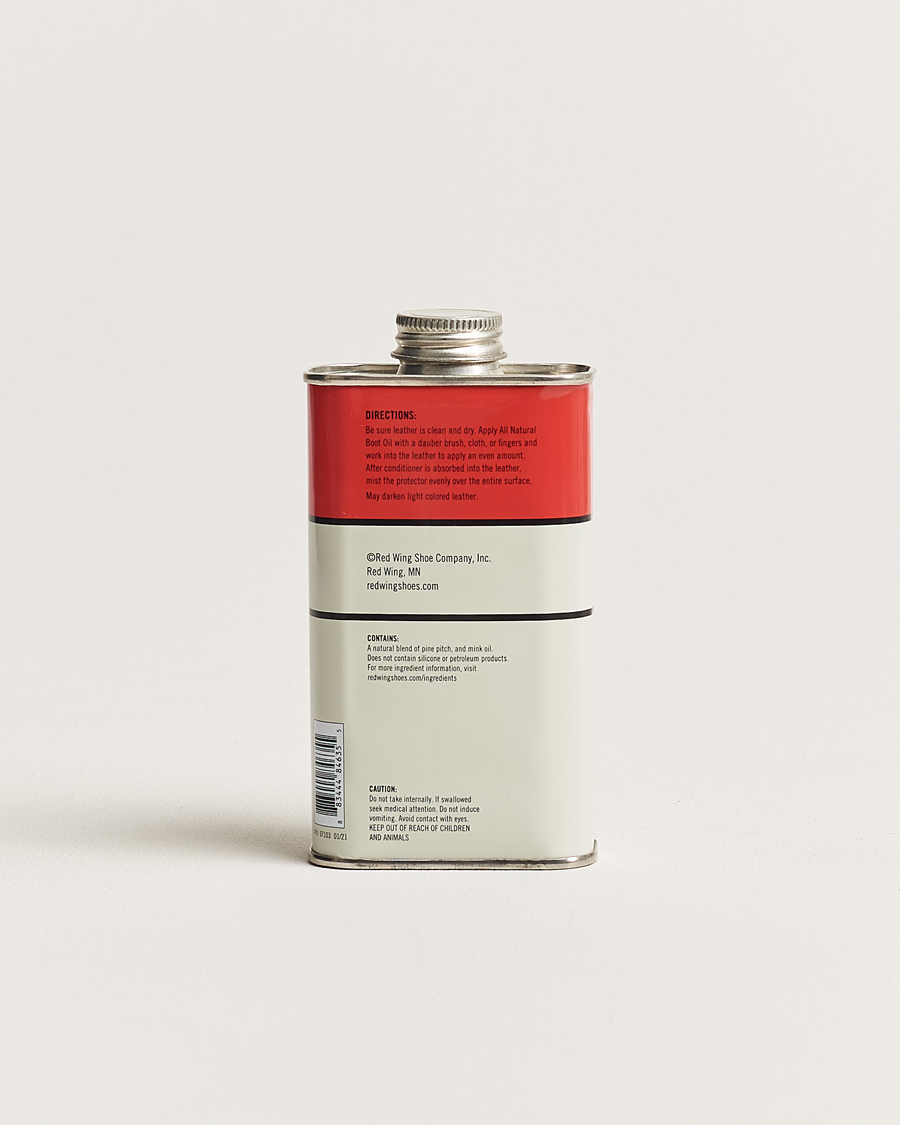 Herr | Red Wing Shoes All Natural Boot Oil | Red Wing Shoes | All Natural Boot Oil