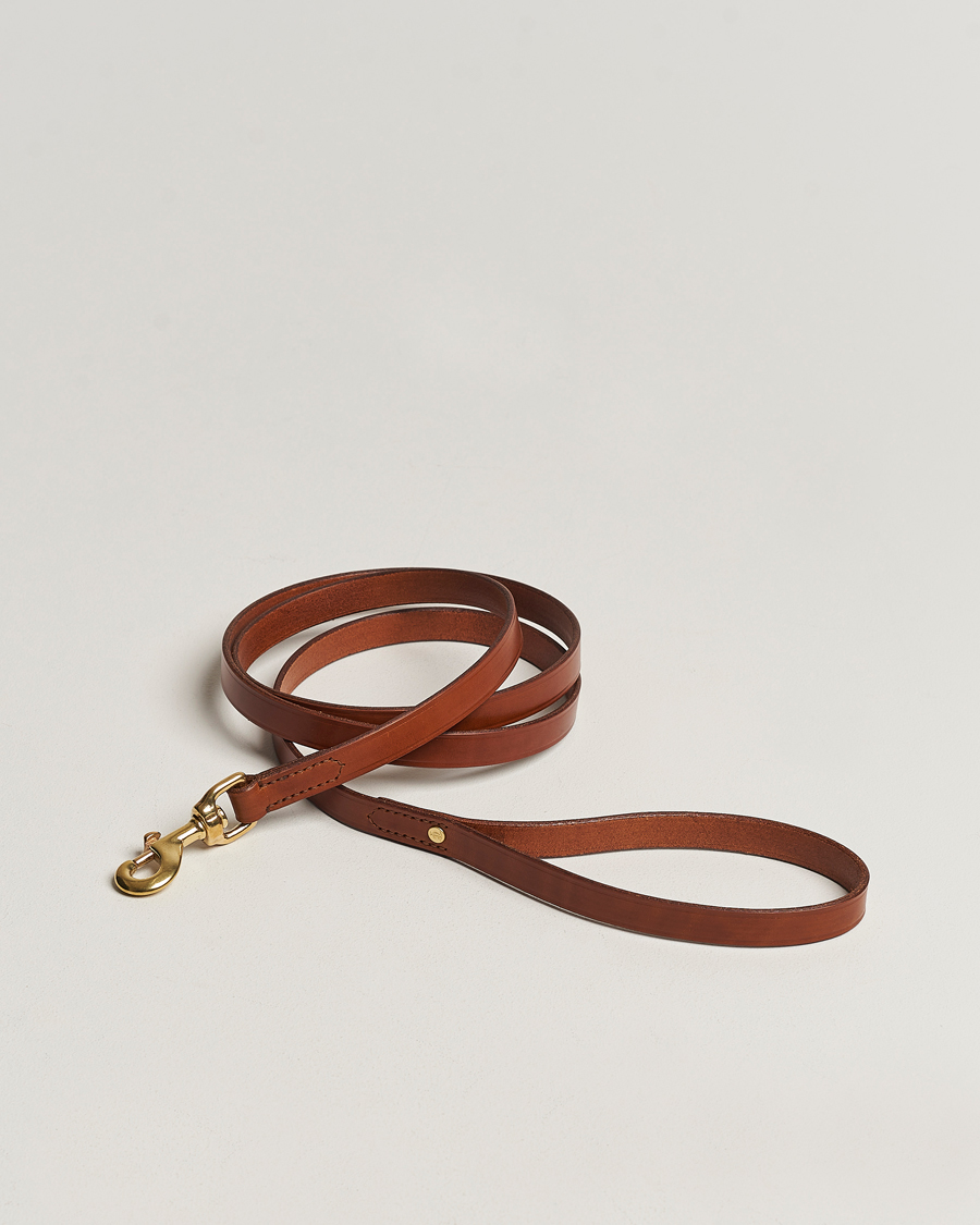 Herr | Till hunden | Tärnsjö Garveri | Leather Dog Leash Light Brown