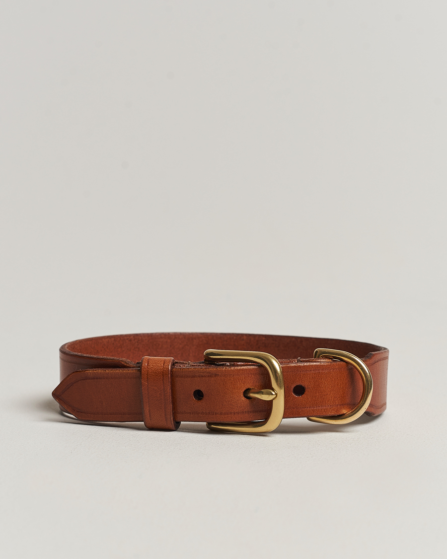 Herr | Till hunden | Tärnsjö Garveri | Leather Dog Collar Light Brown