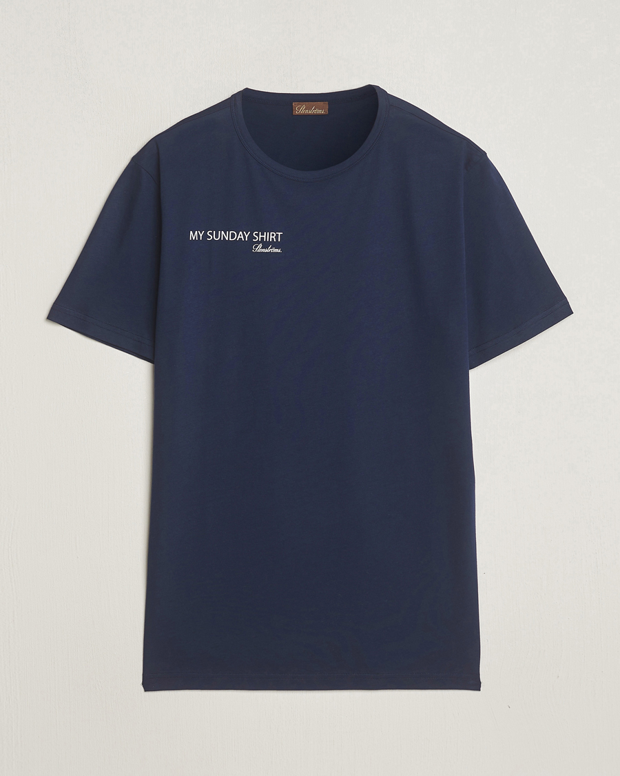 Herr | T-Shirts | Stenströms | Sunday T-shirt Navy