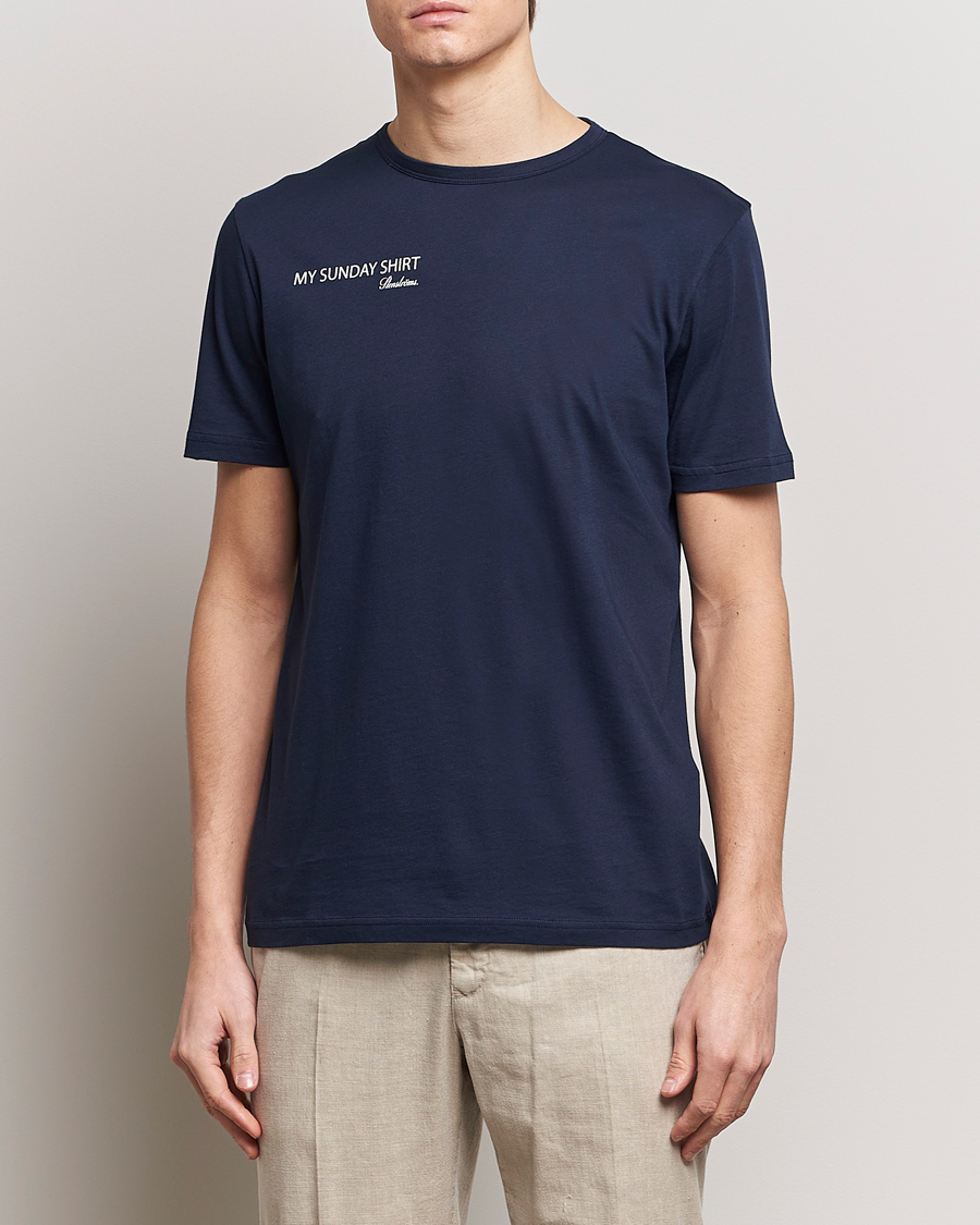 Herr | T-Shirts | Stenströms | Sunday T-shirt Navy