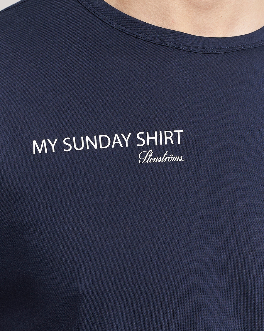 Herr | T-Shirts | Stenströms | Sunday T-shirt Navy