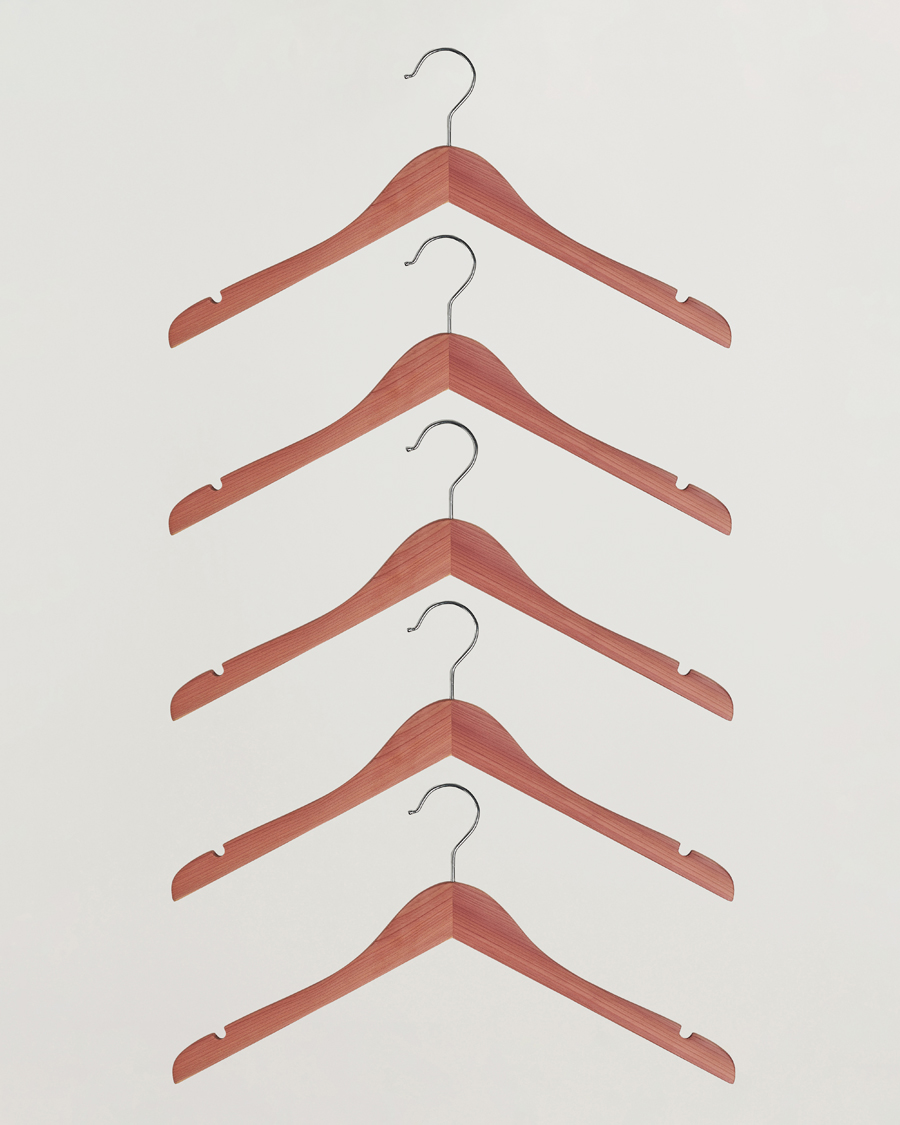 Herr | Klädvård | Care with Carl | 5-Pack Cedar Wood Shirt Hangers