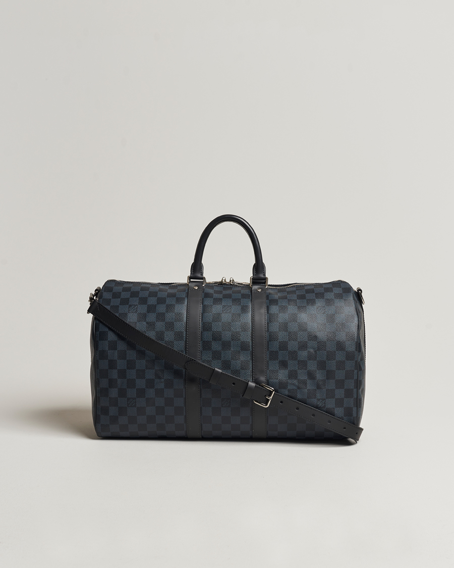 Herr | Louis Vuitton Pre-Owned Keepall Bandoulière 45 Damier Graphite | Louis Vuitton Pre-Owned | Keepall Bandoulière 45 Damier Graphite